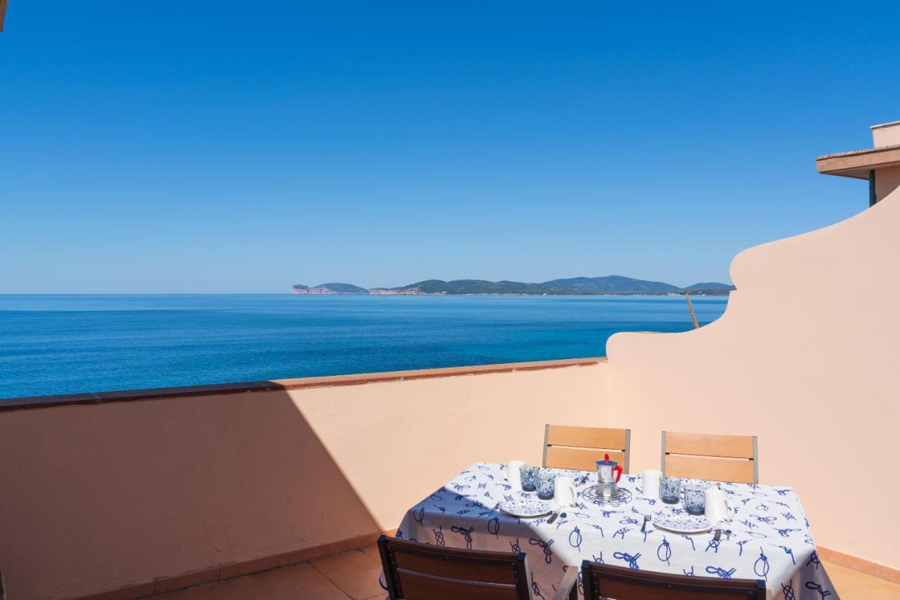 Sea Front Terrace Marco Polo Lejlighed Alghero Eksteriør billede