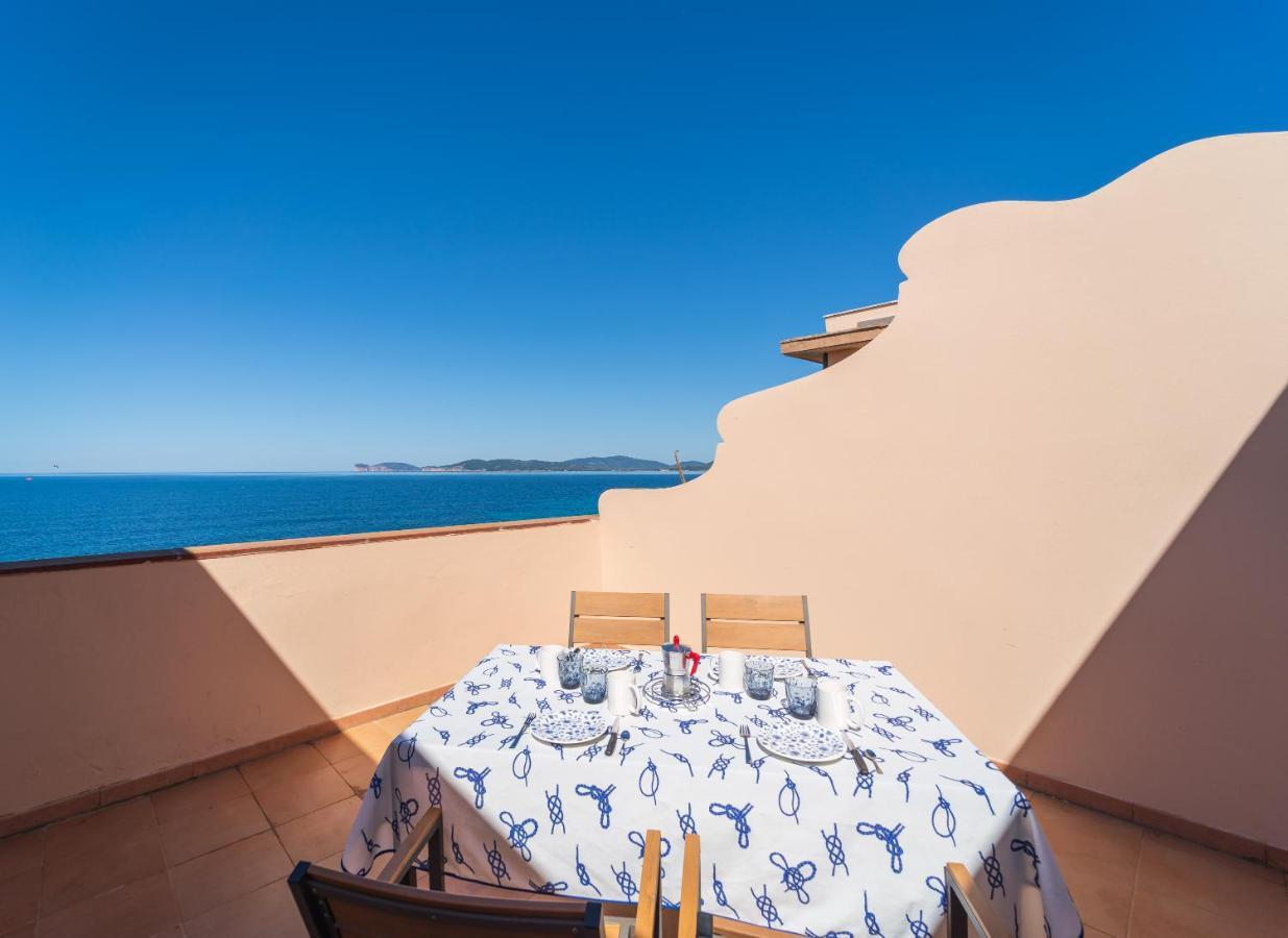 Sea Front Terrace Marco Polo Lejlighed Alghero Eksteriør billede